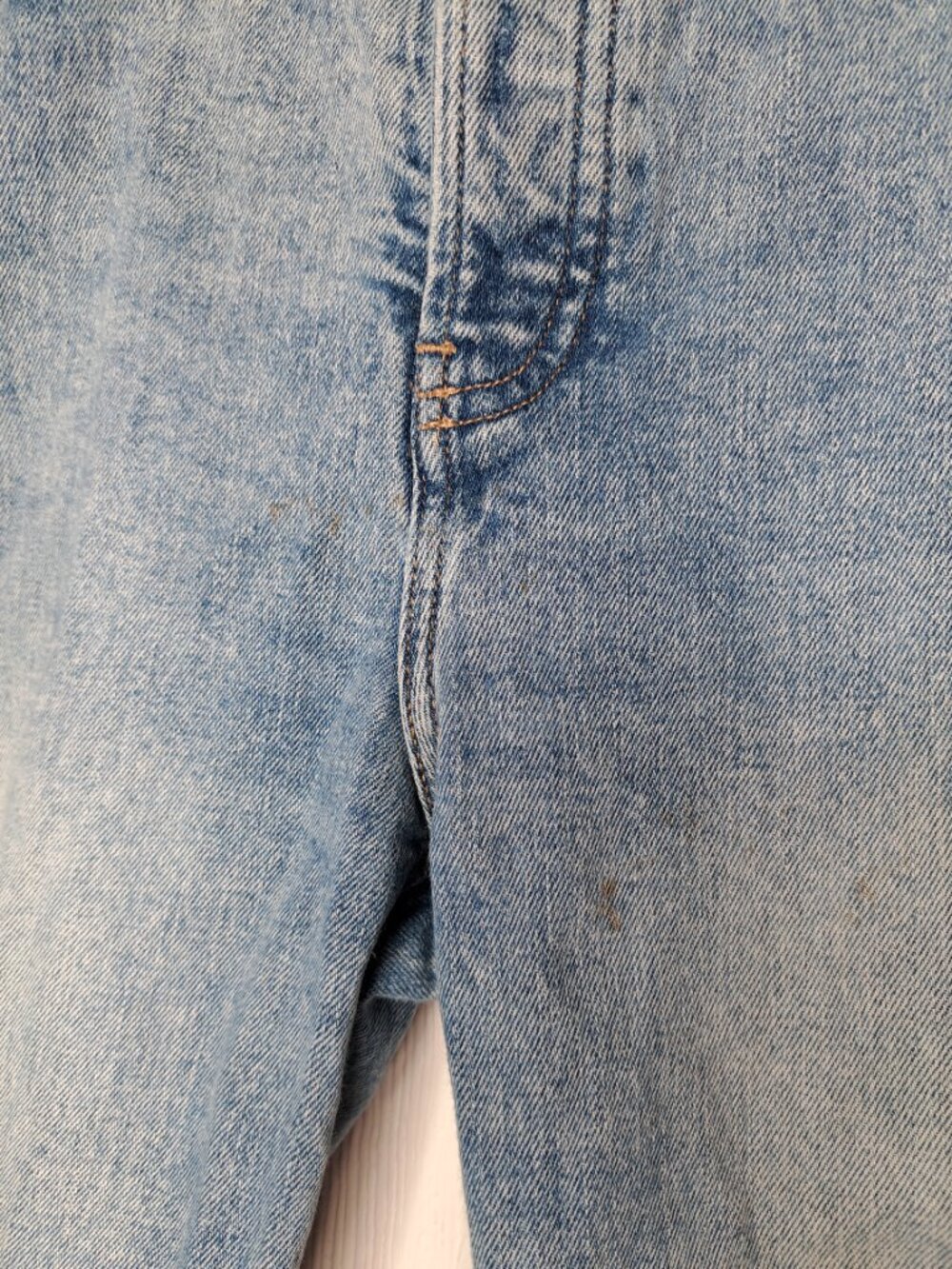 Old Navy Extra High-Waisted Button-Fly Sky-Hi Straight Ripped Jeans Size 12 - Picture 9 of 9